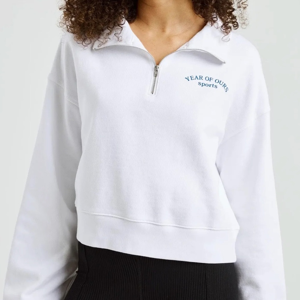 Year of Ours White Matching Sweat Set